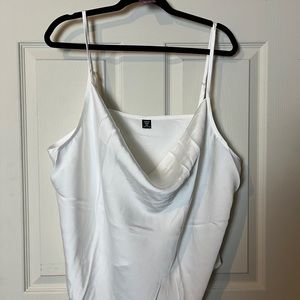 136. SHEIN Curve 2XL white spaghetti strap top
